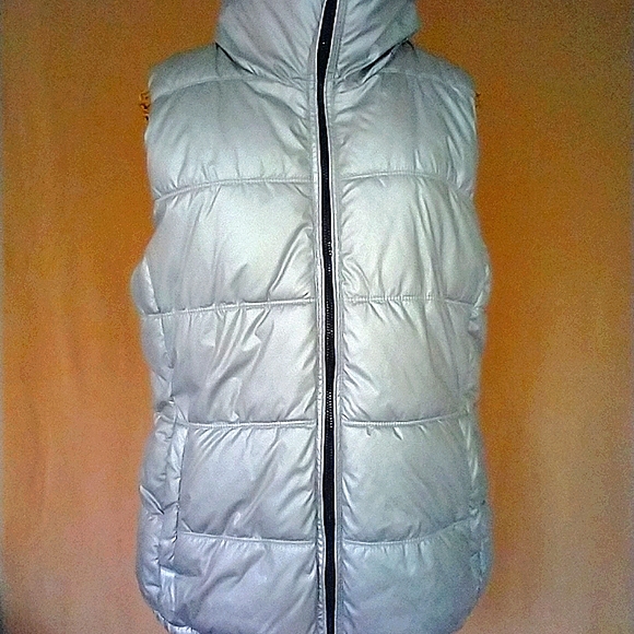 Vest zip front Puffer Vest Silver - Picture 5 of 13
